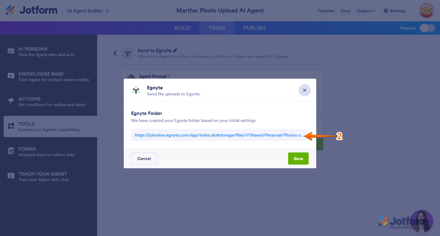 How to Integrate Jotform AI Agents with Egnyte Image-21