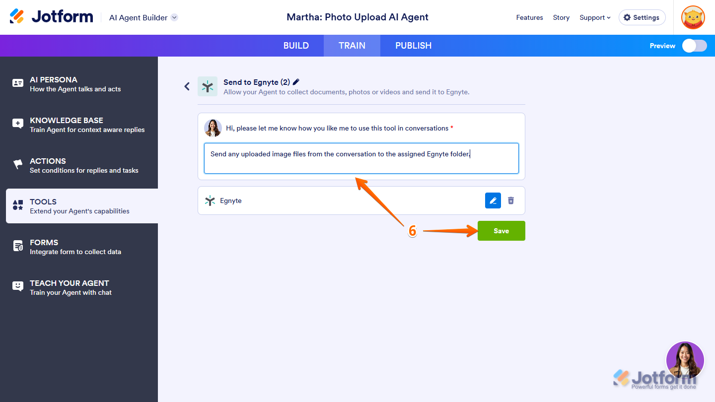How to Integrate Jotform AI Agents with Egnyte Image-11