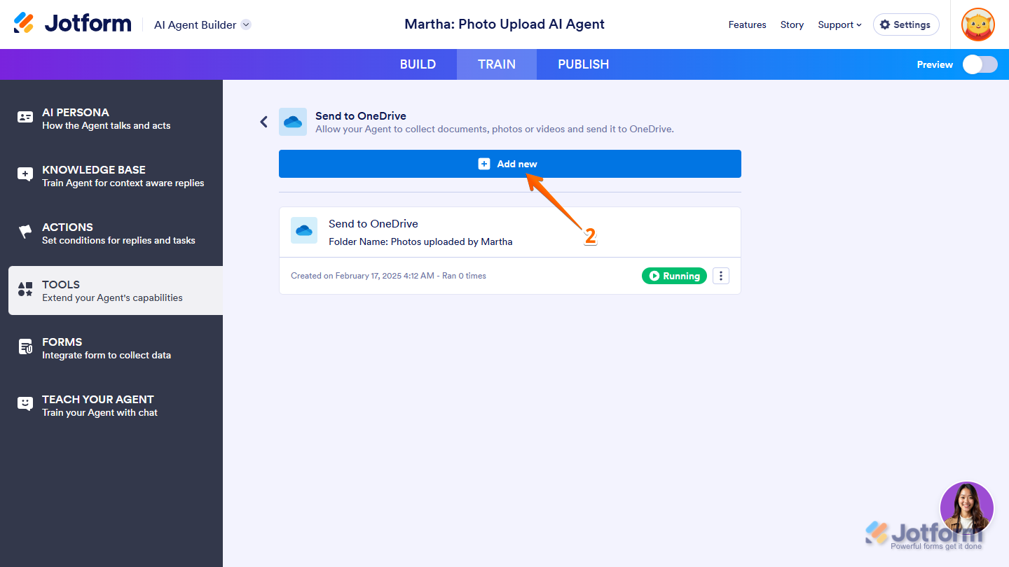How to Integrate Jotform AI Agents with OneDrive Image-7