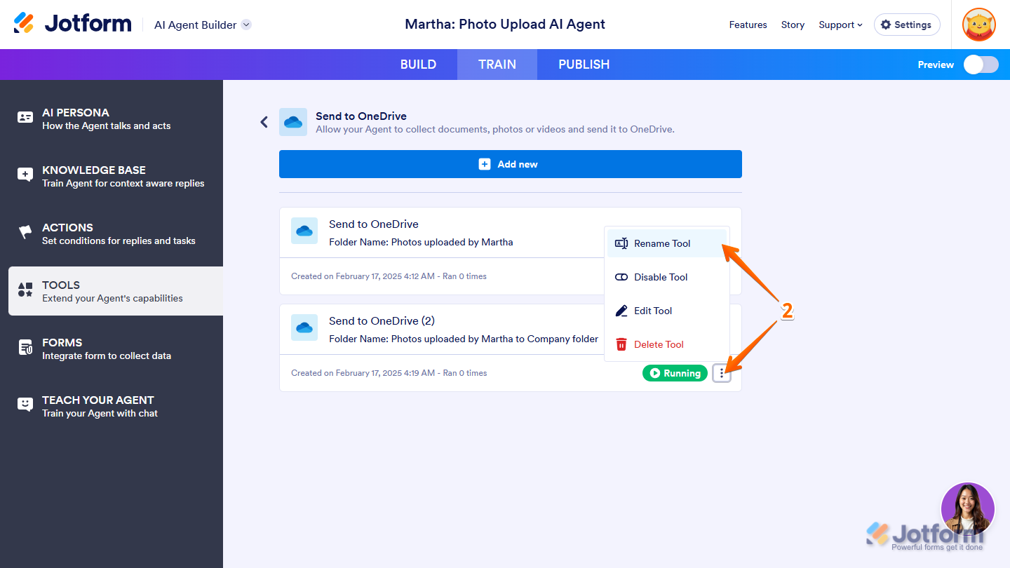 How to Integrate Jotform AI Agents with OneDrive Image-13
