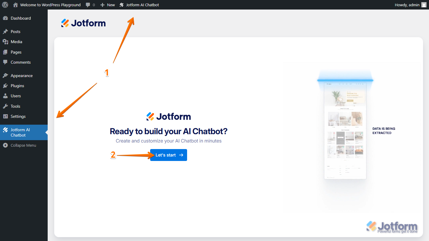 How to Set Up and Use Jotform AI Chatbot for WordPress Image-1