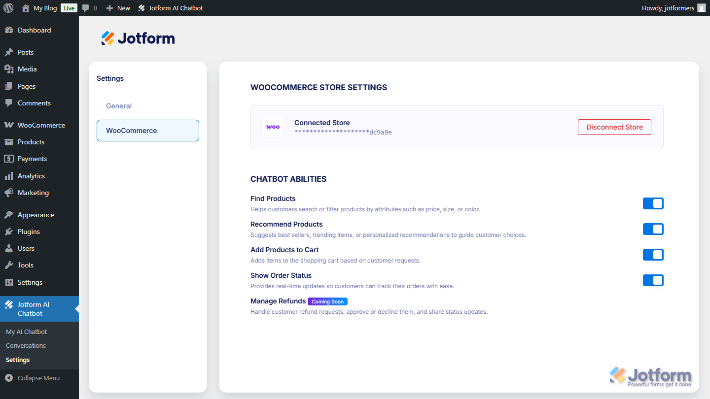 How to Set Up and Use Jotform AI Chatbot for WordPress Image-3