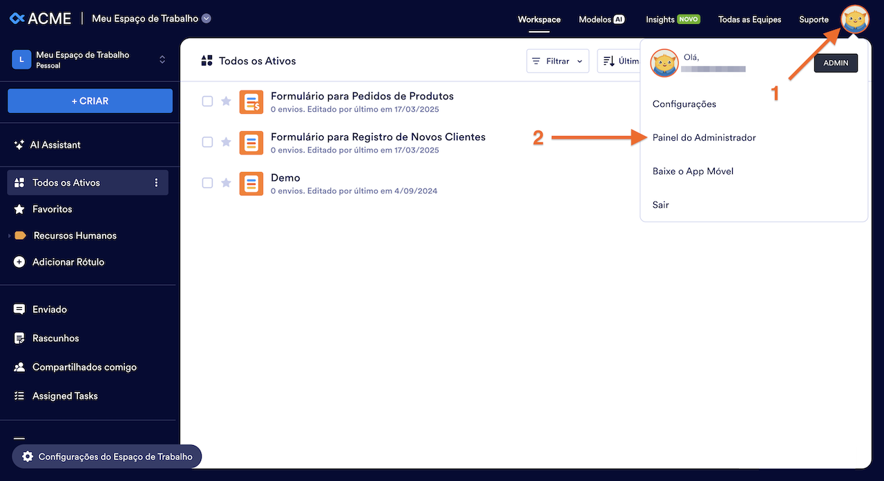 Convidando Novos Usuários via Link - 1