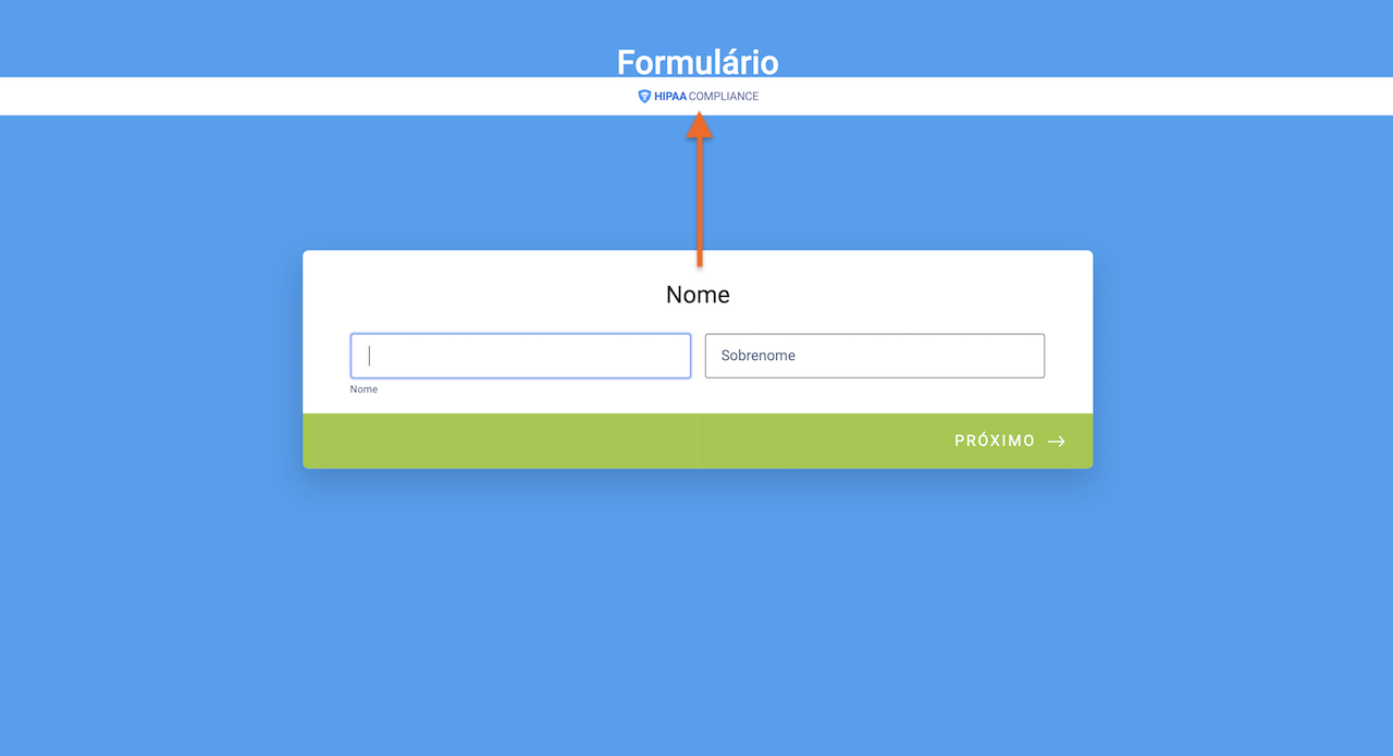 Como Encontrar o Selo de Conformidade com a HIPAA nos seus Formulários - 8