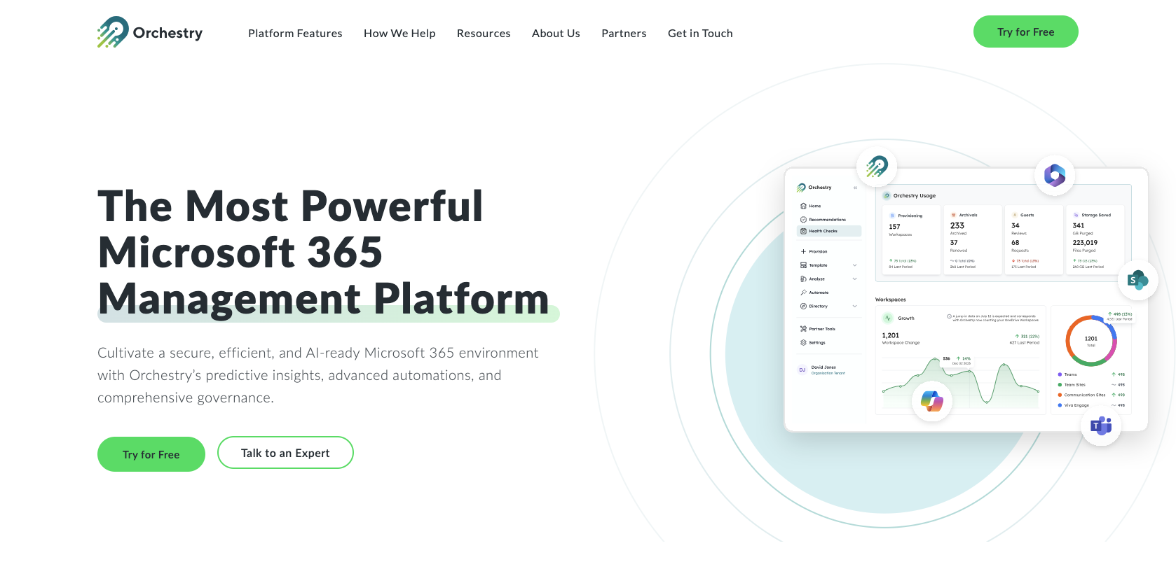 Orchestly Landing Page