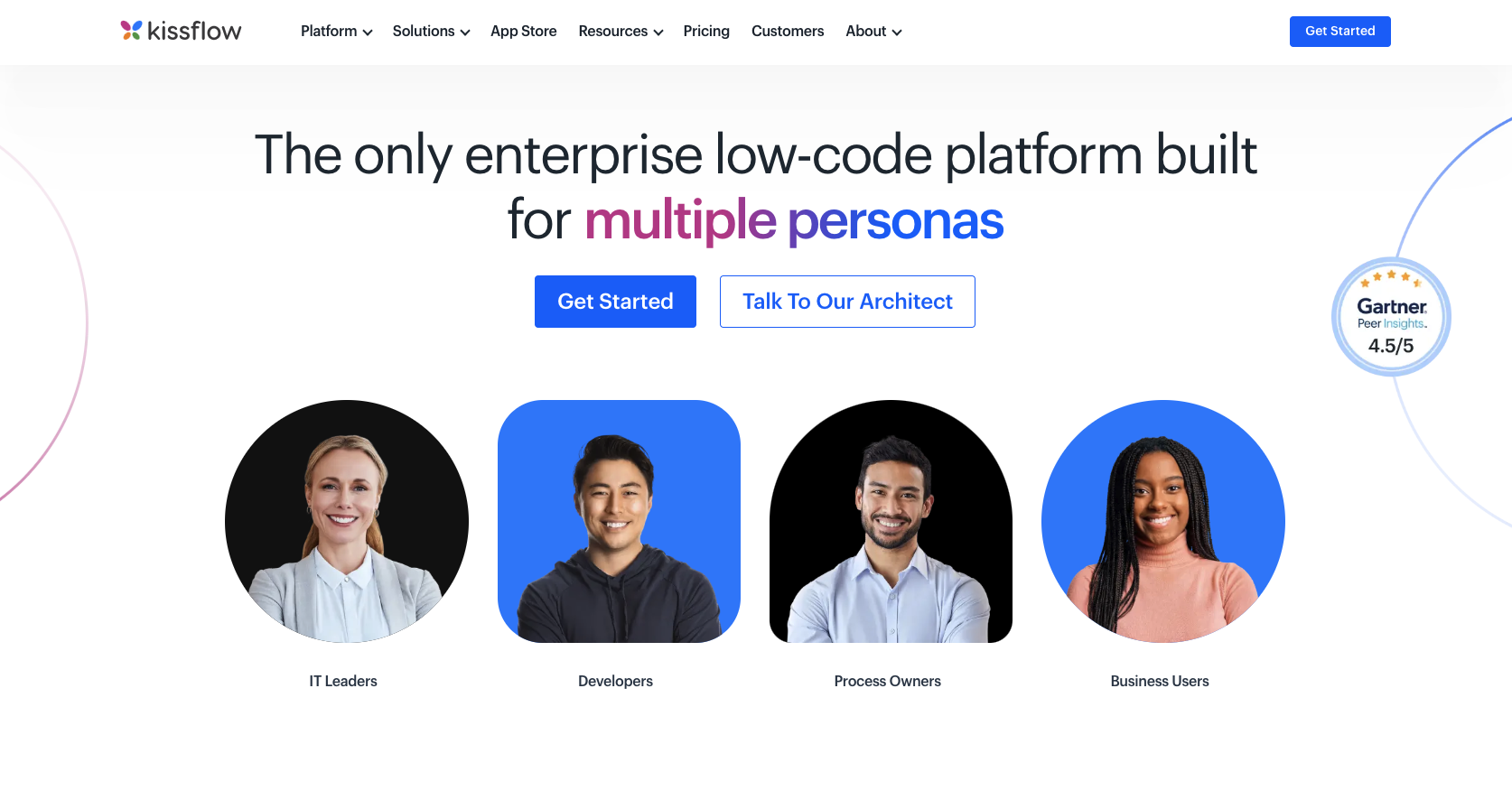 Kissflow Landing Page