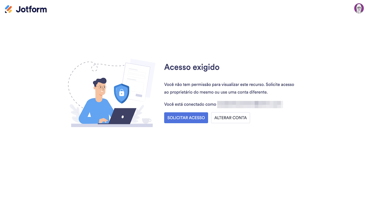 Acesso negado à tabela privada
