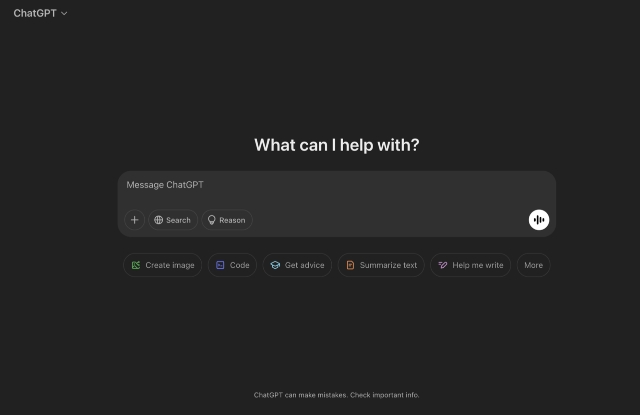 User Interface of ChatGPT