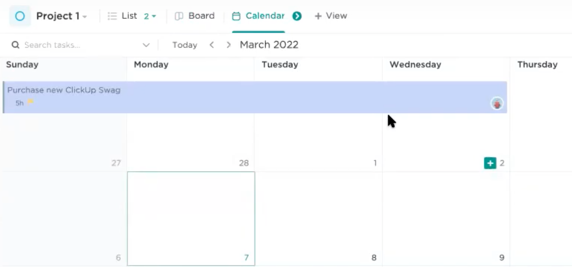 ClickUp Google Calendar