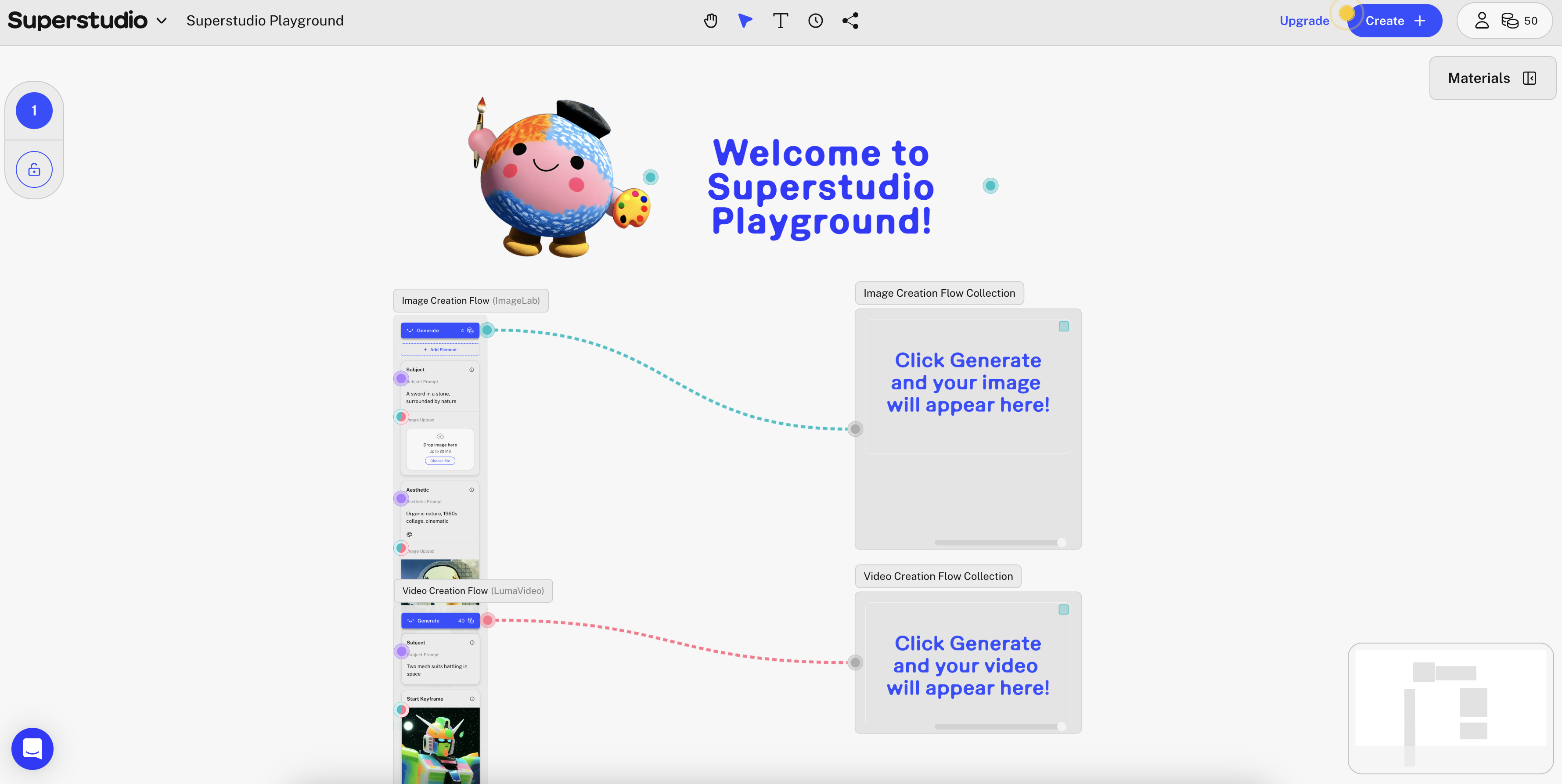 Kaiber user interface