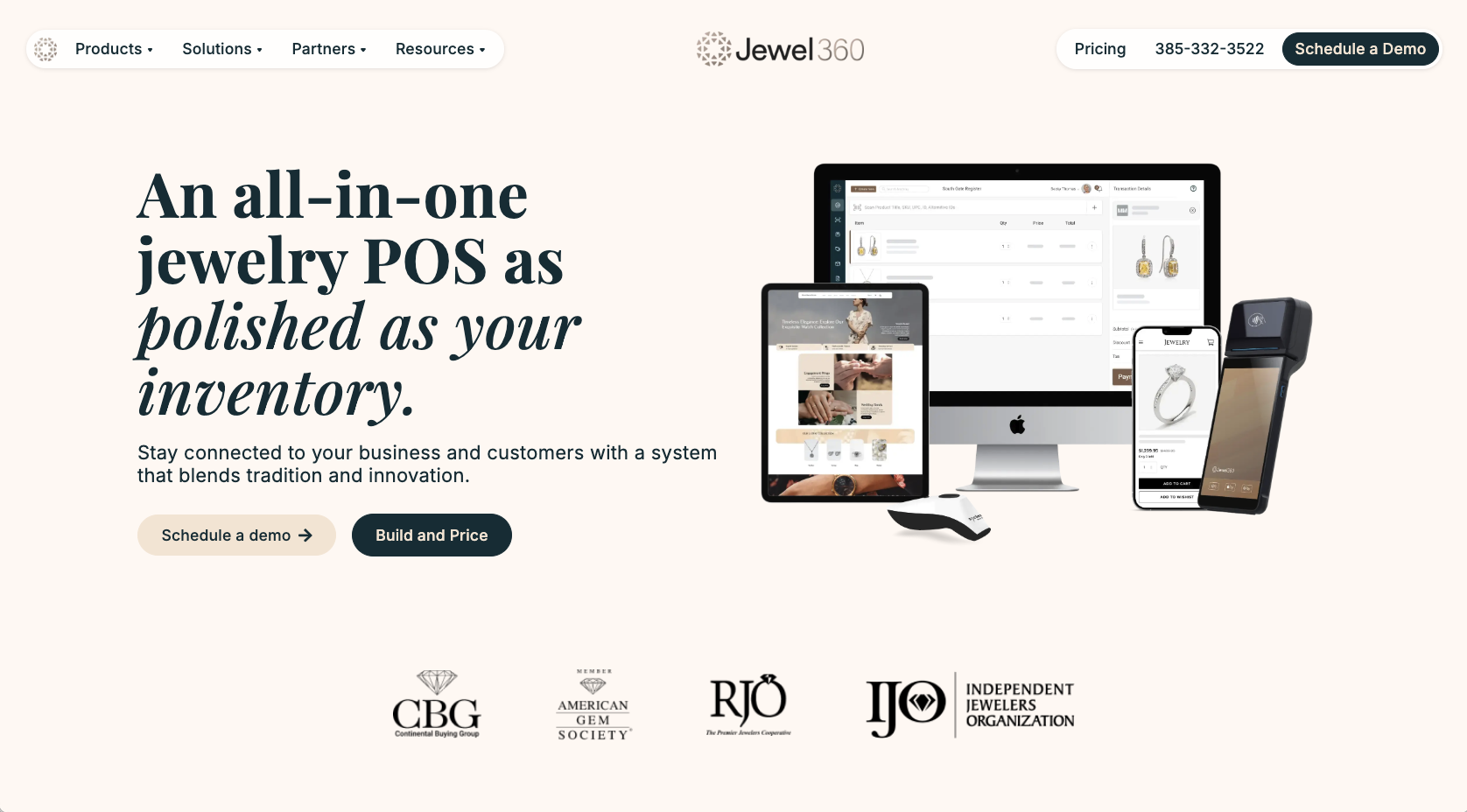 Jewel360 Landing Page