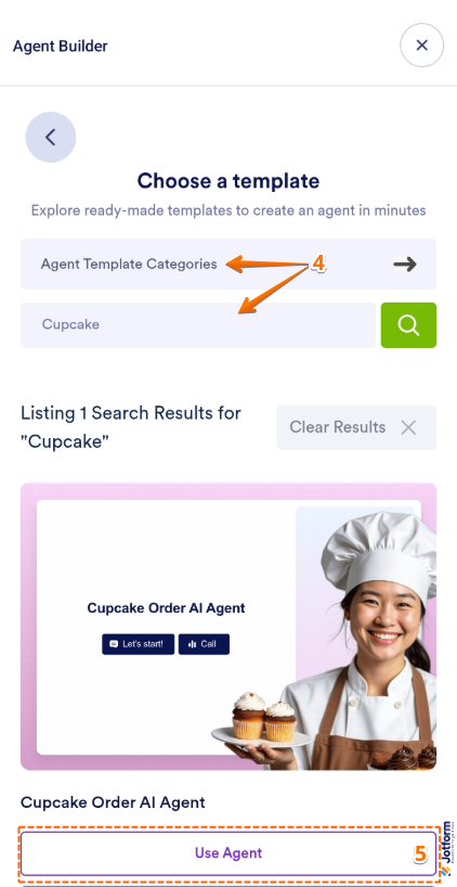 How to Use AI Agent Templates with Jotform AI Agent Mobile App Image-4