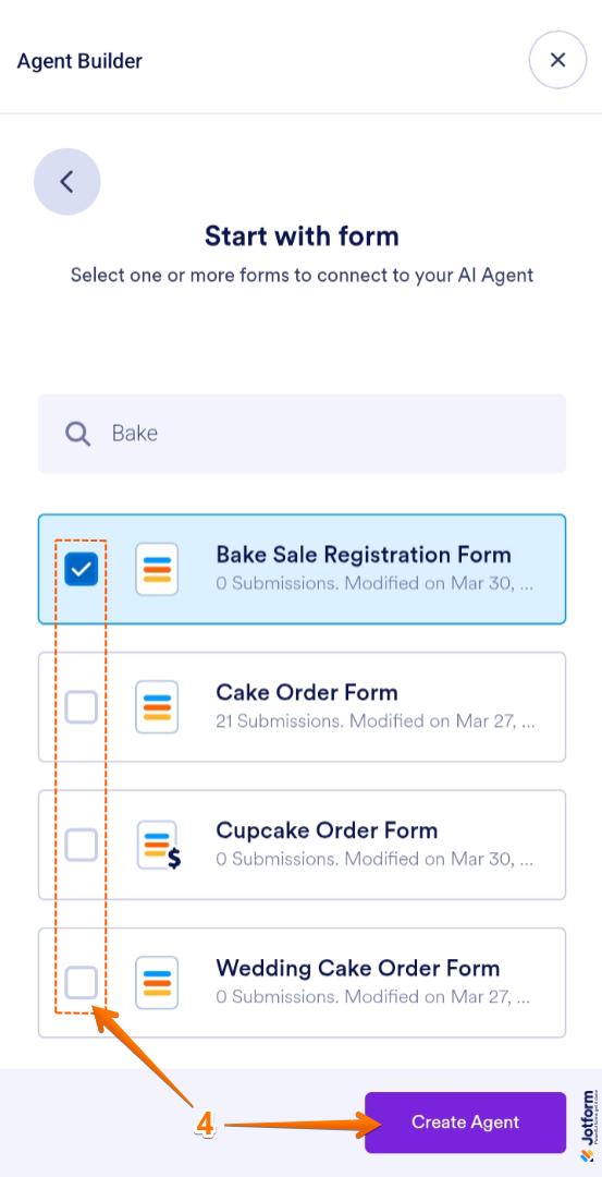 How to Create an AI Agent from an Existing Form with the Jotform AI Agent Mobile App Image-1