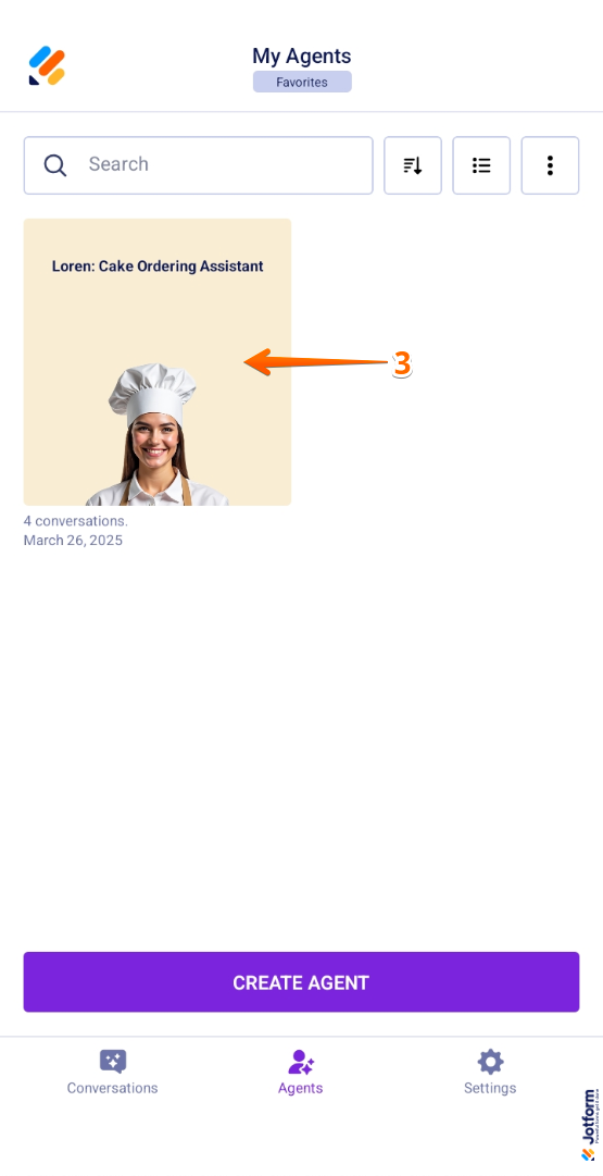 How to Manage AI Agents in Jotform AI Agent Mobile App Image-11
