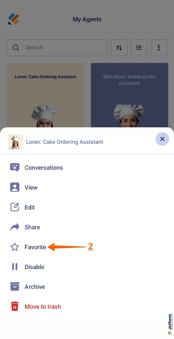 How to Manage AI Agents in Jotform AI Agent Mobile App Image-8