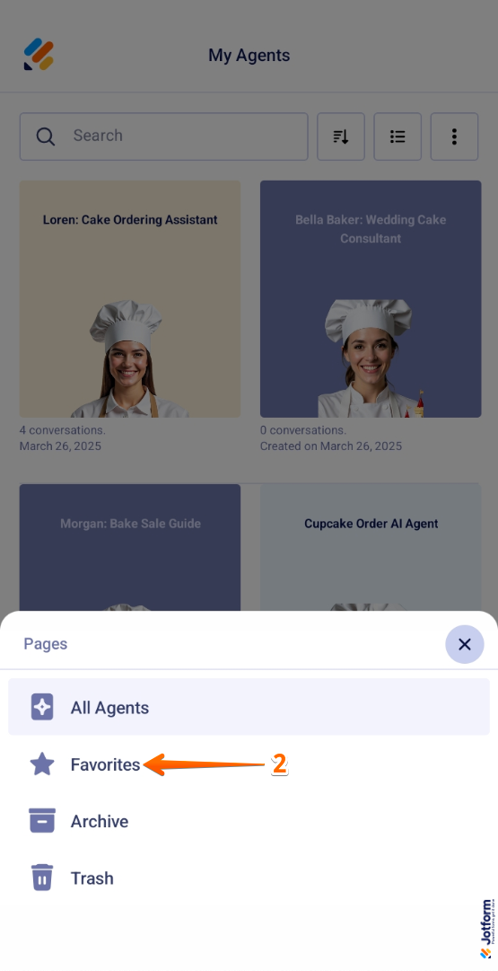 How to Manage AI Agents in Jotform AI Agent Mobile App Image-10