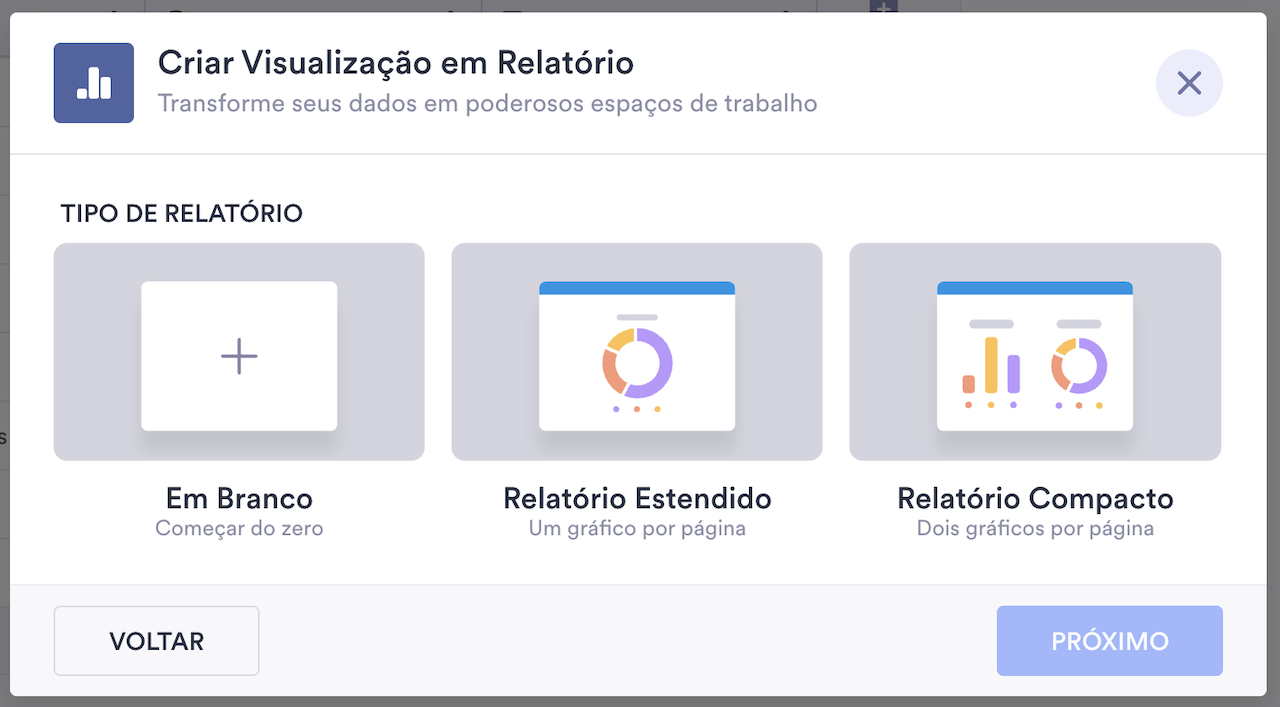 Criando aba para Visualização de Relatório