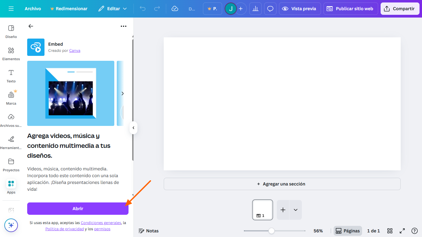 Cómo añadir un formulario de Google a un sitio web de Canva Image-7