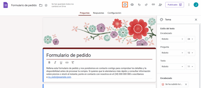 9 plantillas de Formularios de Google para empresas Image-2