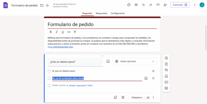 9 plantillas de Formularios de Google para empresas Image-3
