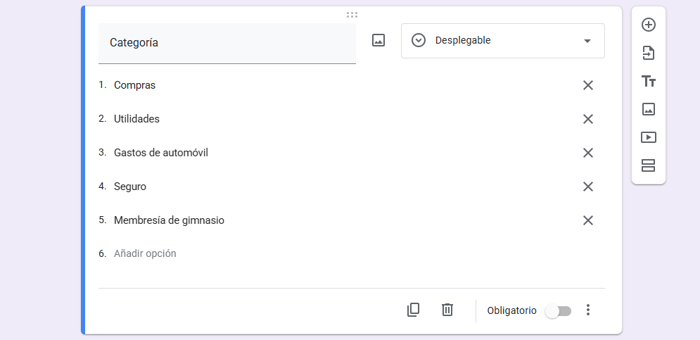 Cómo crear un rastreador de gastos de Google Forms Image-2