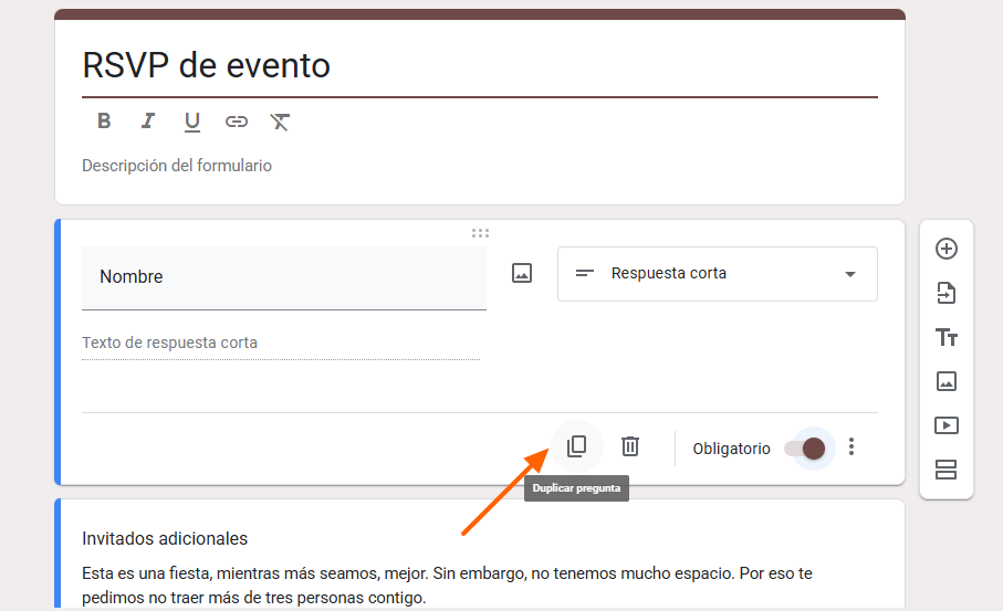 Cómo crear un formulario de RSVP en Google Image-4