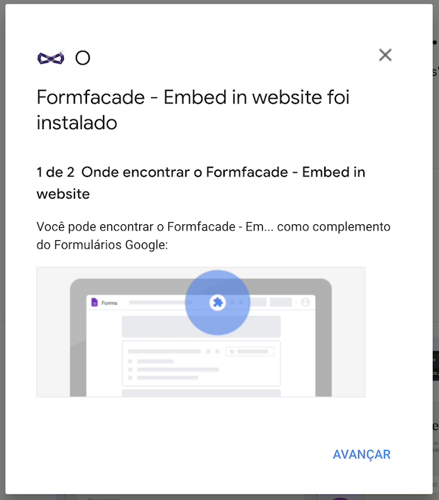 Formfacade instalado