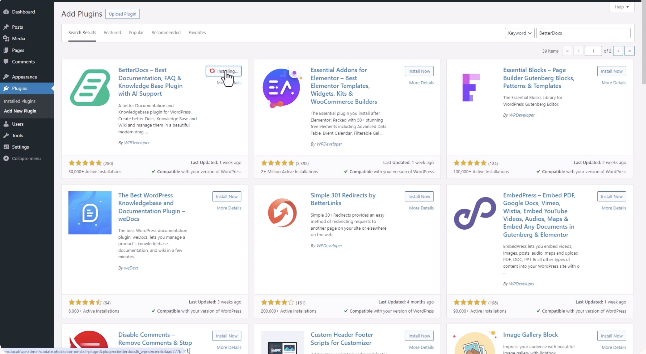 BetterDocs WordPress plugin
