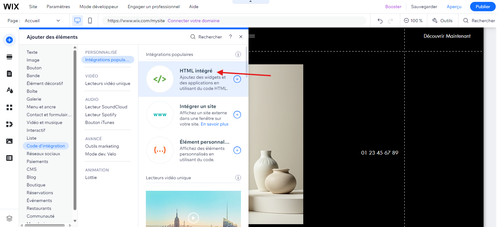 Comment intégrer Google Forms à un site Wix Image-1