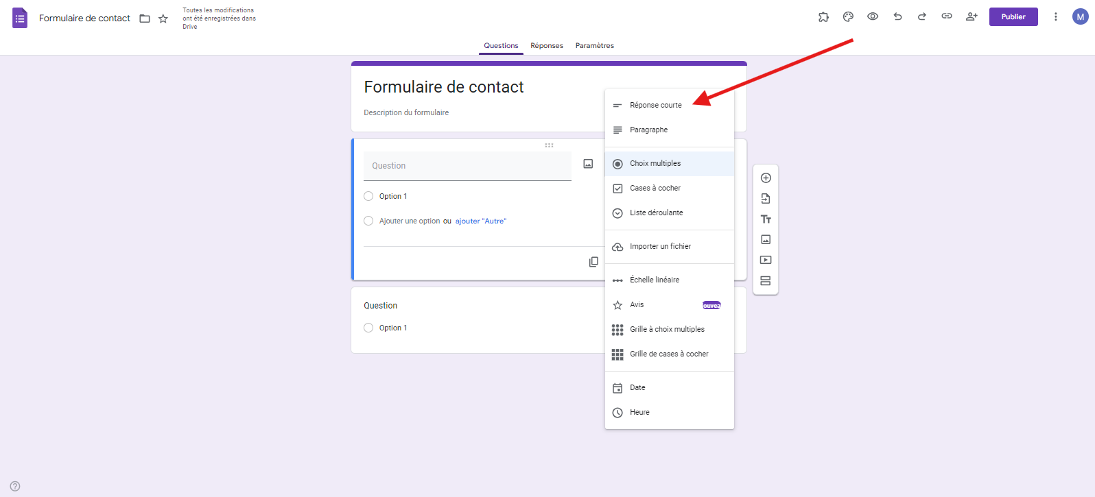 Comment créer un formulaire de contact Google pour votre site web Image-2