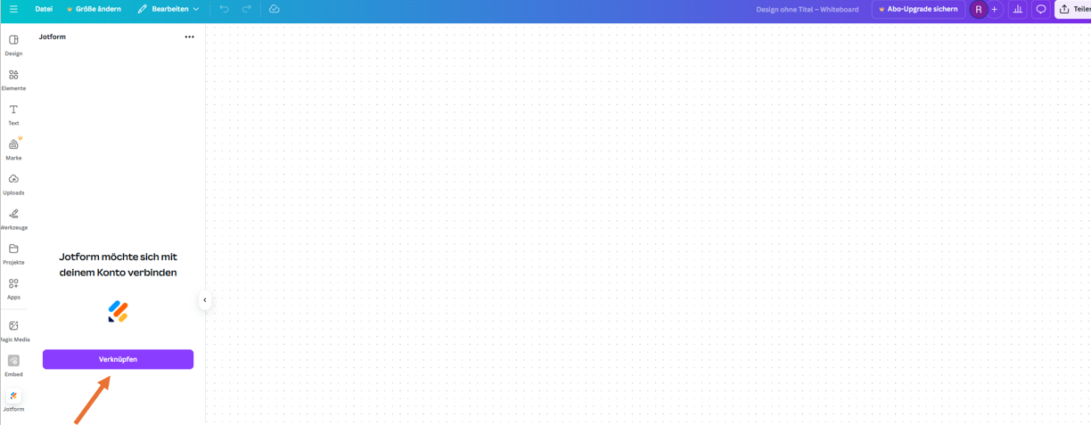 Wie Sie ein Google-Formular zu einer Canva-Website hinzufügen Image-2