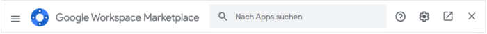Google Workspace Marktplatz