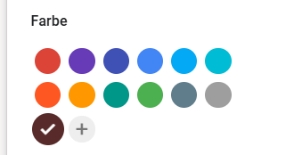 Designfarbe ändern