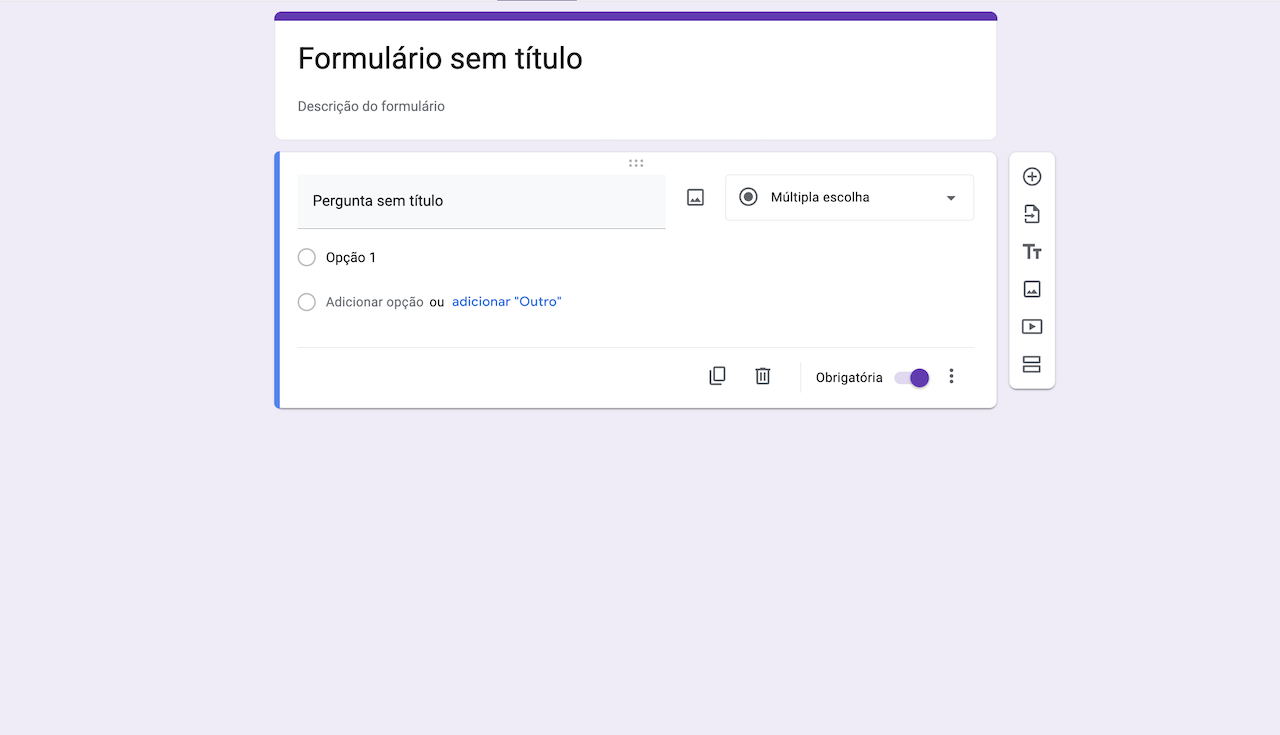 Teste em Branco
