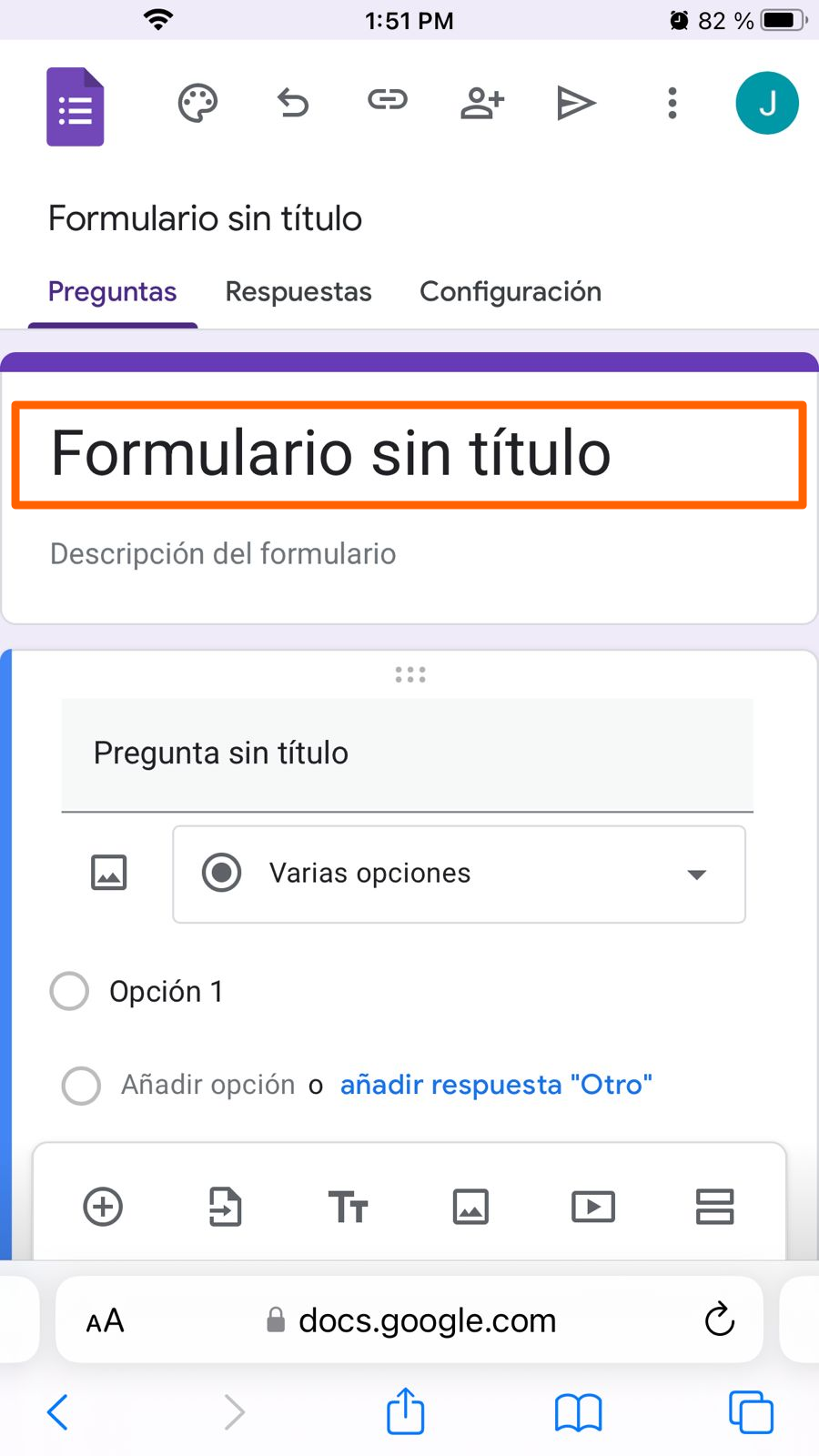 Cómo crear un formulario de Google en un dispositivo móvil Image-2