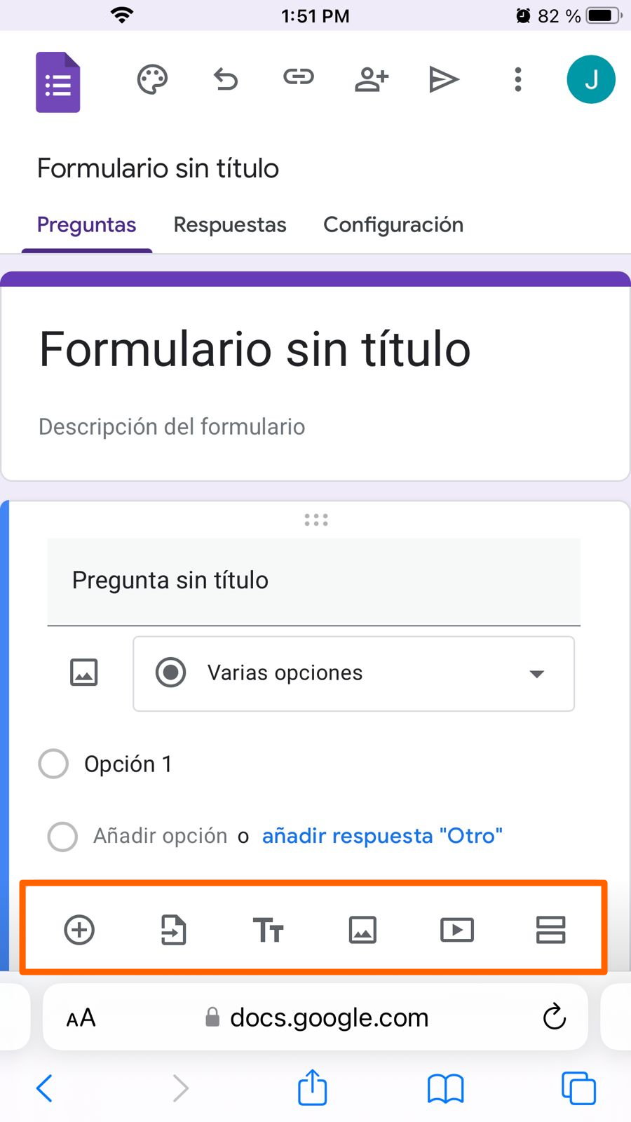 Cómo crear un formulario de Google en un dispositivo móvil Image-3