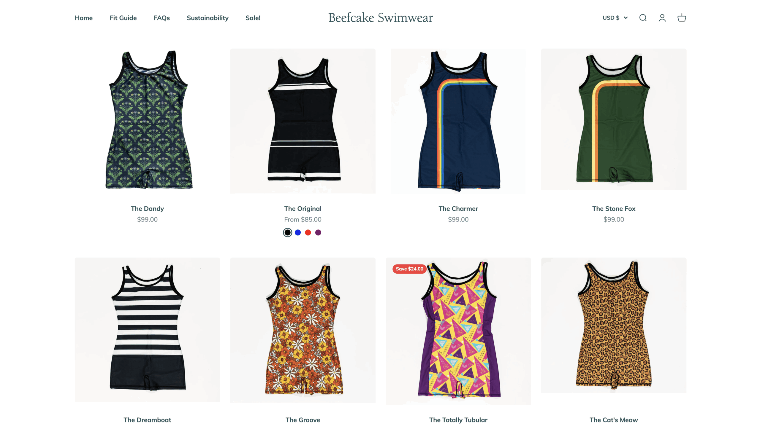 الصفحة الرئيسية لـ Beefcake Swimwear