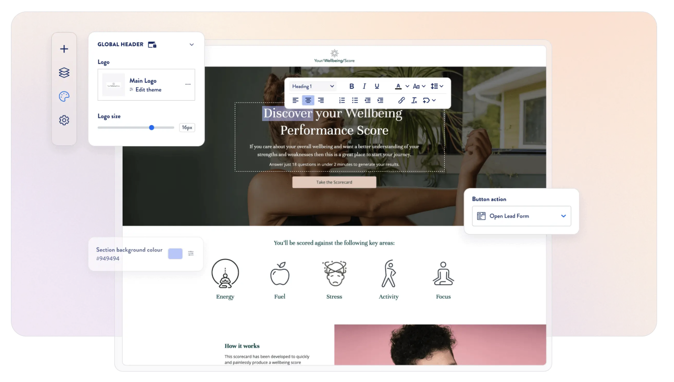 User Interface of ScoreApp