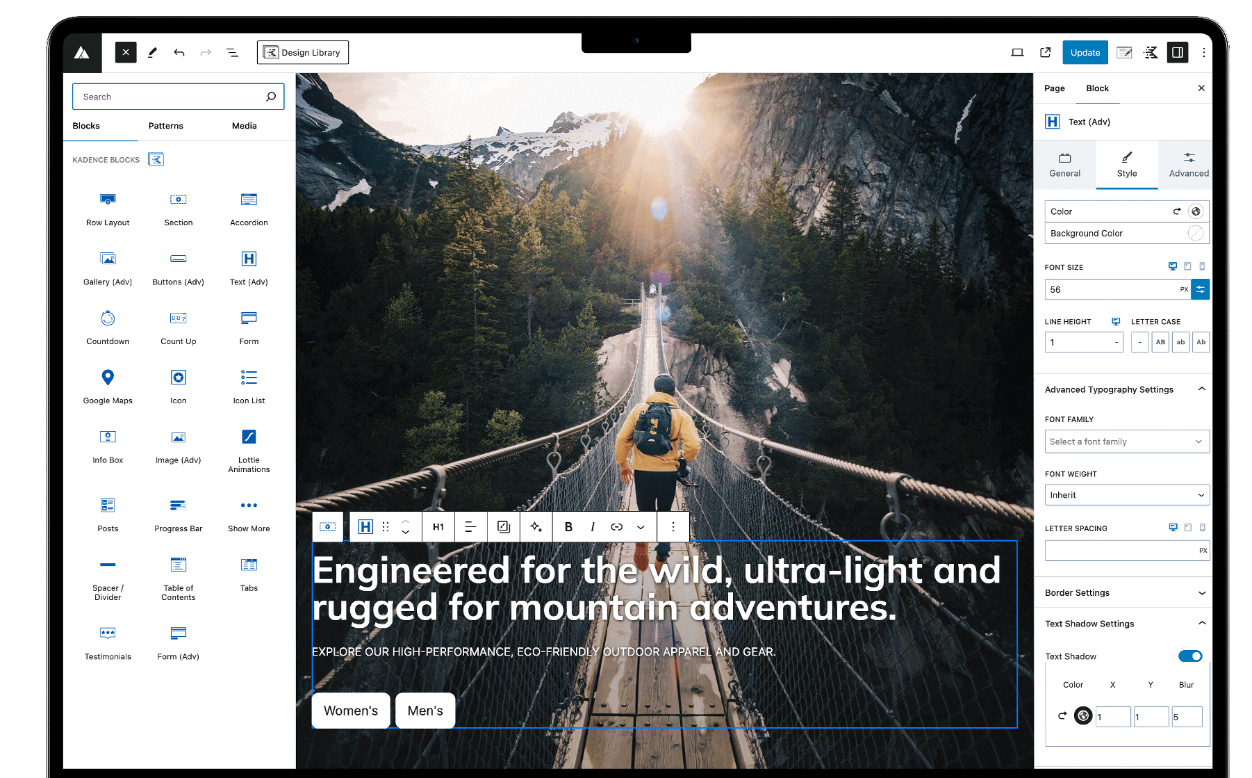 Kadence WP plugin