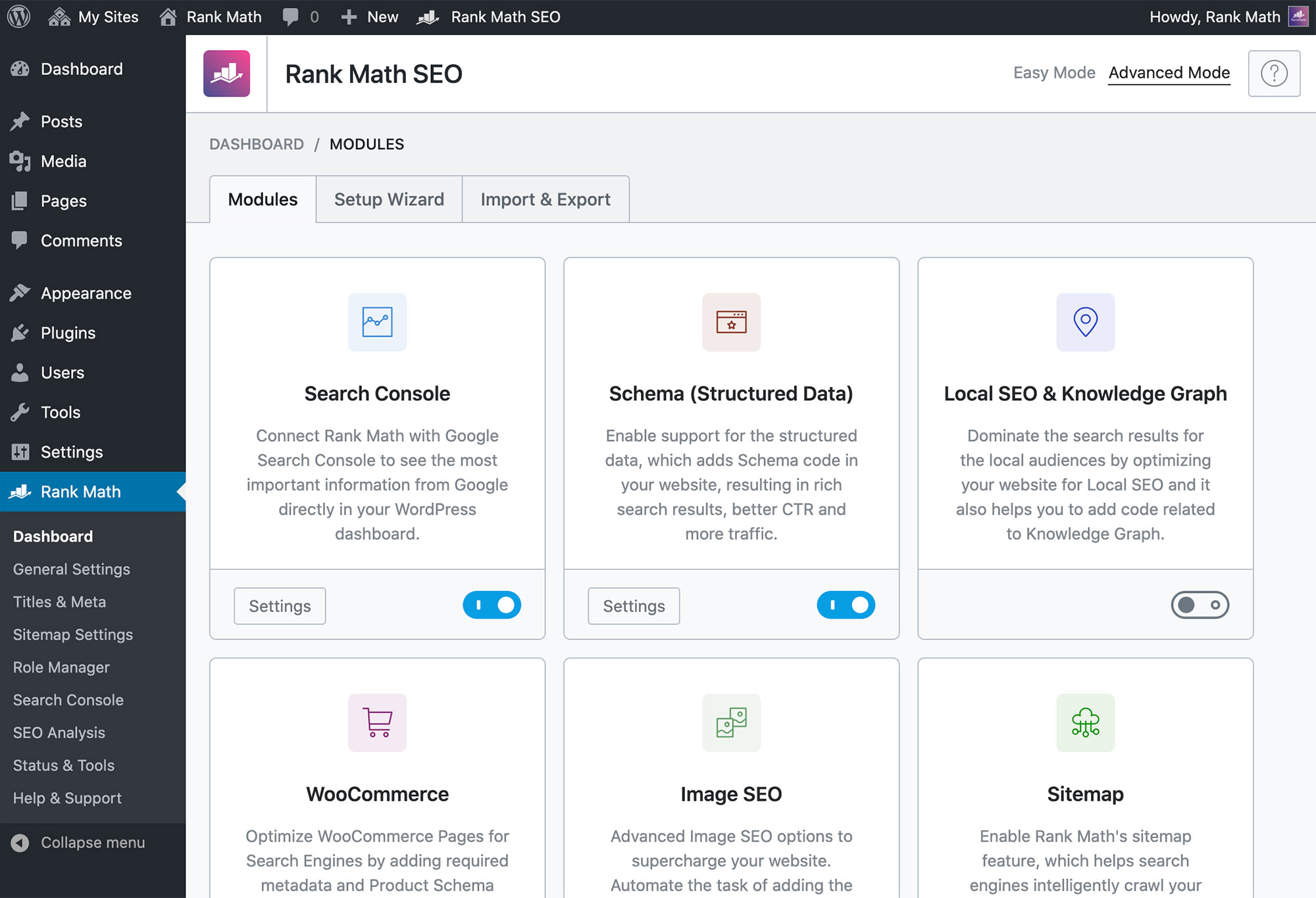 Rank Math WordPress plugin