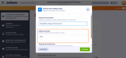 Cómo habilitar o deshabilitar un formulario Image-6