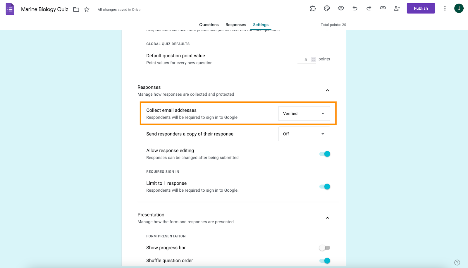 Google Forms Collect Verified Email Addresses