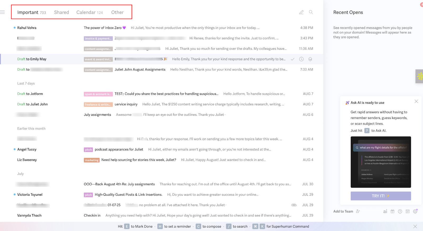 Superhuman Gmail