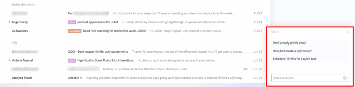 Superhuman Gmail Box