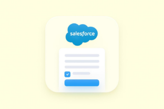 How to create a fillable form in Salesforce