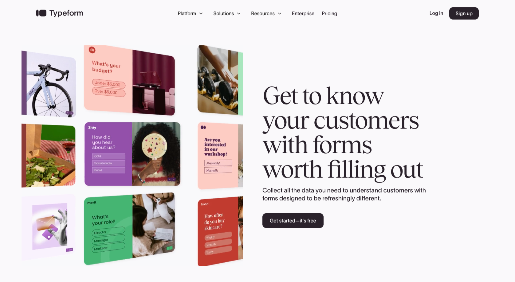Typeform Landing