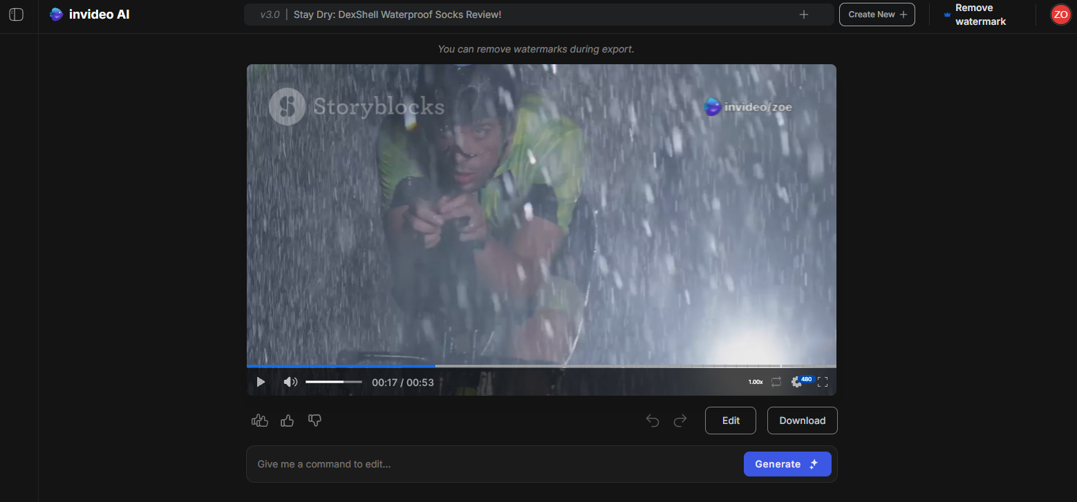 Invideo AI Editor