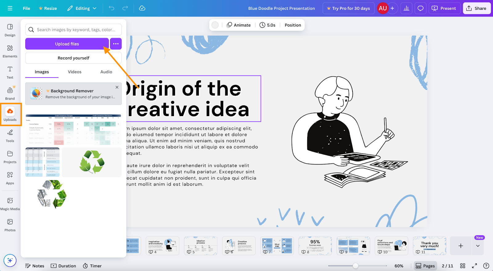 Canva Upload Image