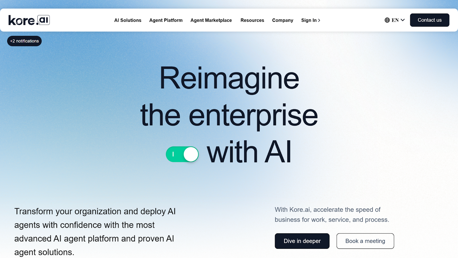 screenshot of the Kore