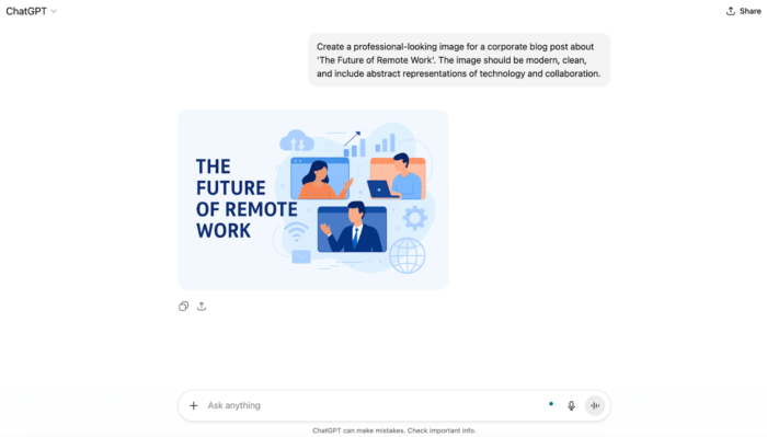 ChatGPT Chat Page